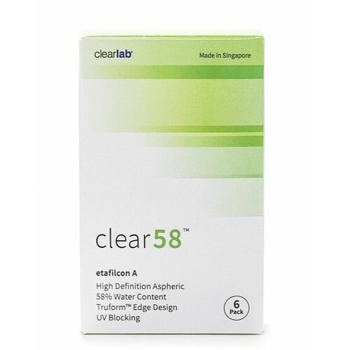    Clearlab Clear 58, 14 , 6 ., R 8,7, D -7, 1 .  