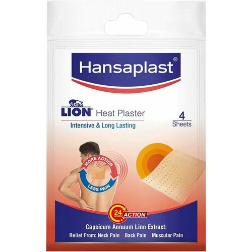  Hansaplast HEAT PLASTER Intensive & Long Lasting, Lion ( -   , ), 1 . (4 )   -     , -, 