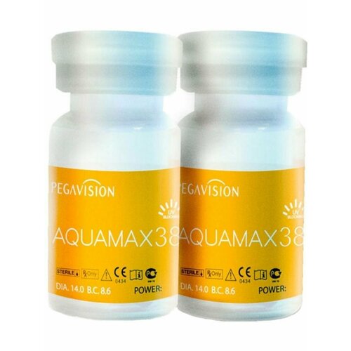 ���� ���������� ����� Pegavision Aquamax 38, 2 ��., R 8,6, D -4, 1 ��. ������ ������