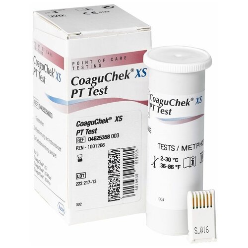 ���� ����-������� CoaguChek XS PT test PST 24 ����� ������ ������
