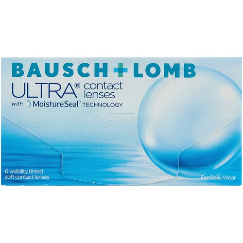 ���� ���������� ����� Bausch & Lomb Ultra, 6 ��., R 8,5, D -4, 1 ��. ������ ������