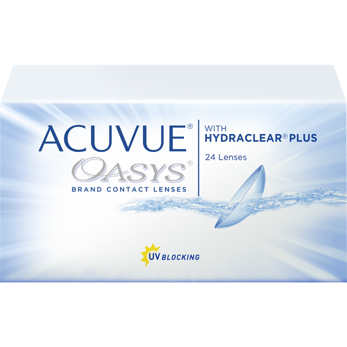 ���� ���������� ����� ACUVUE OASYS with HYDRACLEAR PLUS, 24 ��., R 8,4, D +6,5, 1 ��. ������ ������