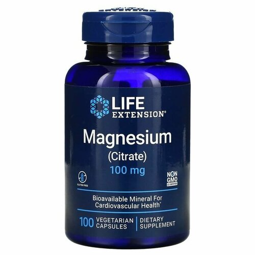 ���� ������, Life Extension Magnesium Citrate 100 �� 100 ������ ������ ������