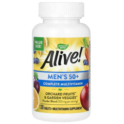 ���� Nature's Way Alive! Men�s Energy Complete Multivitamin (�������������� ��� ������) 130 �������� (Nature's Way) ������ ������