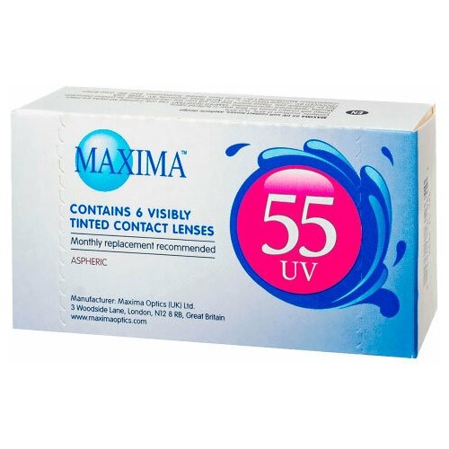    Maxima 55 UV, 6 ., R 8,6, D -0,5  