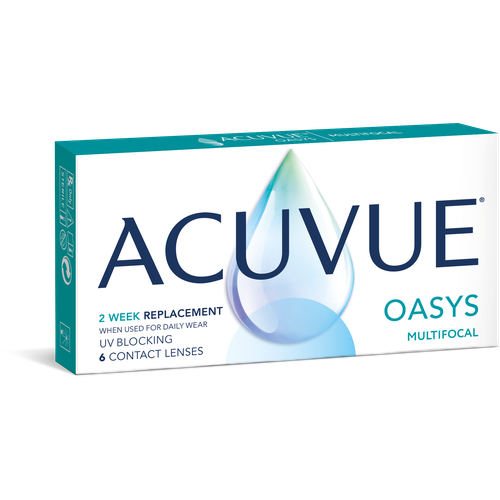    ACUVUE Oasys Multifocal, 6 ., R 8,4, D +2, ADD:   