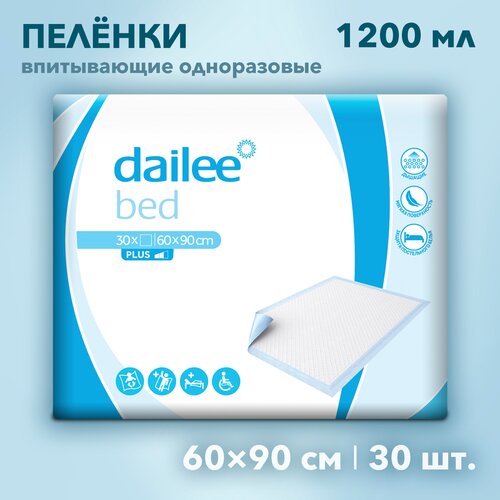 ���� ������ ����������� ����������� DAILEE Bed Plus, 60�90 ��, 30 ��., 1 ��. ������ ������