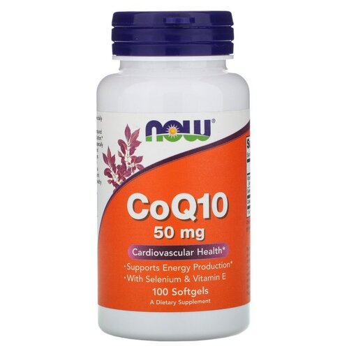 ���� ������� NOW CoQ10 with Selenium and Vitamin E, 100 �, 100 ��, 50 ��, 100 ��. ������ ������