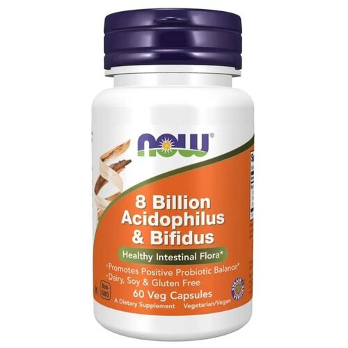   NOW 8 Billion Acidophilus & Bifidus, 150 , 60 .   -     , -, 