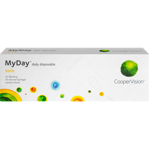    CooperVision MyDay daily disposable toric, 30 ., R 8,6, D +2,CYL:-0,75,A:20, , 1 .   -     , -, 