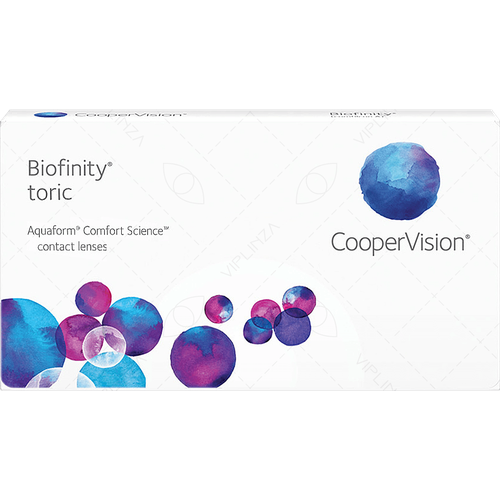 ���� ���������� ����� CooperVision Biofinity Toric., 3 ��., R 8,7, D -5,75,�CYL:�-1,25,�A�:�10, ����������, 1 ��. ������ ������