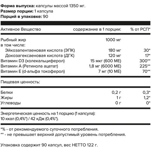  Omega 3 + A + D3 + E ., 122 , 90 .   -     , -, 