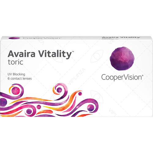 ���� ���������� ����� CooperVision Avaira Vitality toric., 6 ��., R 8,5, D +5,�CYL:�-1,75,�A�:�120, ����������, 1 ��. ������ ������