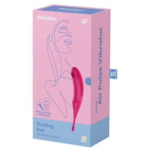 ���� ������������ ���������� SATISFYER Twirling Pro red ������ ������