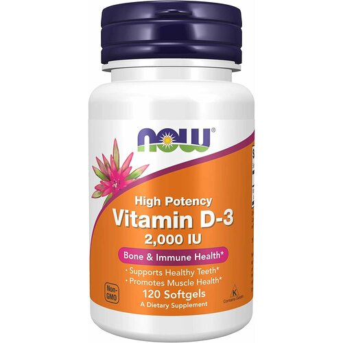 ���� NOW Vitamin D3 2000 120 softgels (��� �3) ������ ������