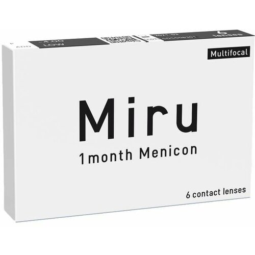    Menicon Miru 1month Multifocal, 6 ., R 8,6, D -8,5, ADD: , , 1 .  