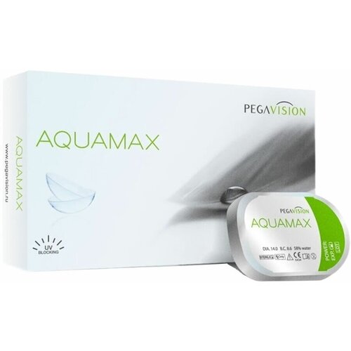    Pegavision Aquamax., 6 ., R 8,6, D -2,5, , 1 .  