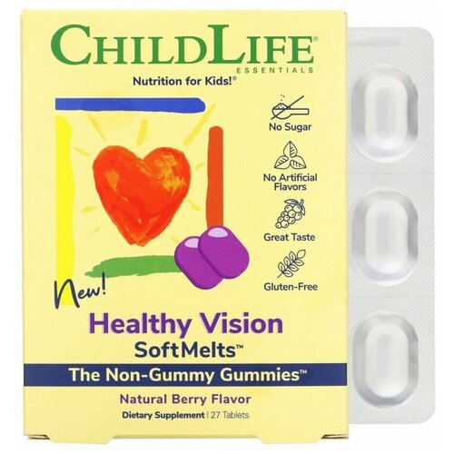 ���� ChildLife, Healthy Vision SoftMelts, ����������� ������� ����, 27 �������� ������ ������