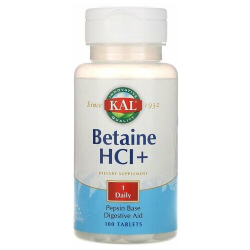 ���� �������� KAL Betaine HCl+, 100 �, 100 ��. ������ ������