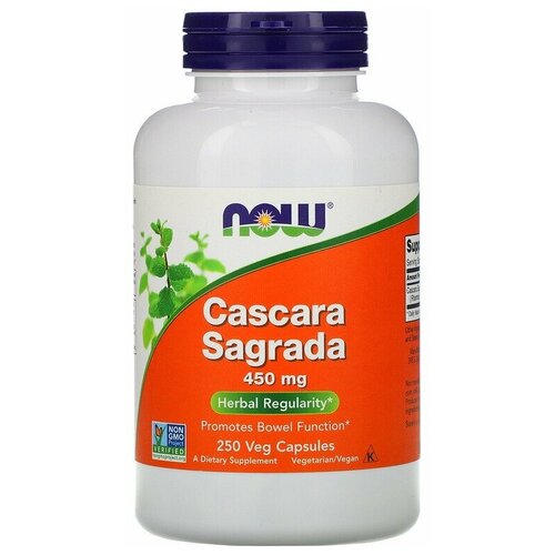  NOW Cascara Sagrada 450 mg 250     -     , -, 