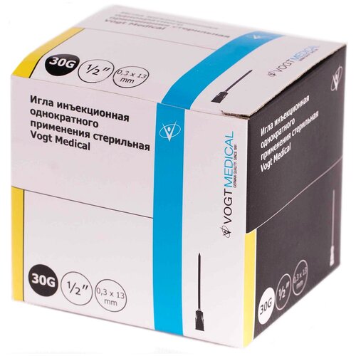       Vogt Medical 30 G 1/2 (0/3*13 ) (100 )   -     , -, 