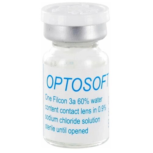 ���� ���������� ����� Optosoft Tint, 1 ��., R 8,6, D -3, blue, 1 ��. ������ ������