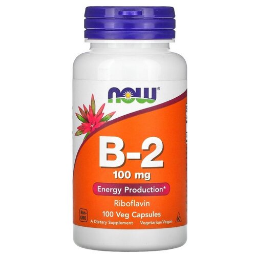 ���� ������� NOW Vitamin B-2, 70 �, 100 ��, 100 ��. ������ ������