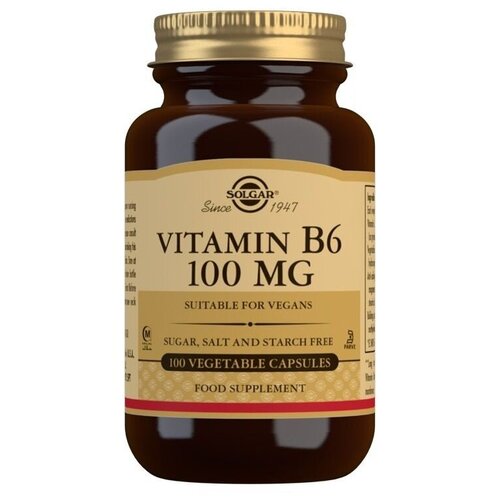 ���� Solgar Vitamin B-6 Piridoxine HCI 100 �� (������� �-6 ����������) 100 �������������� ������ (Solgar) ������ ������