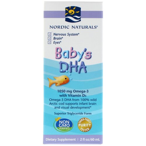 ���� ����� Nordic Naturals Baby's DHA, 130 �, 60 �� ������ ������