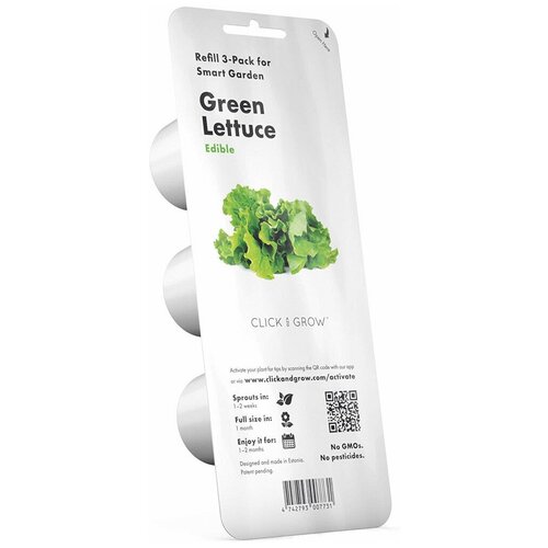       Click and Grow Refill 3-Pack   (Green Lettuce)   -     , -, 