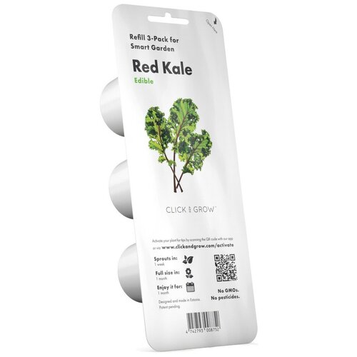       Click and Grow Refill 3-Pack    (Red Kale)   -     , -, 