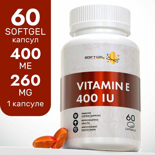   E 400 ME, 60 .  ,   ,   . Vitamin E    -     , -, 