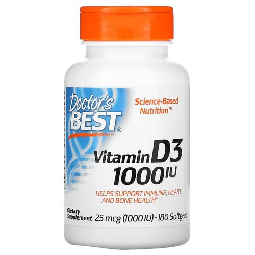 ���� Doctor's Best Vitamin D3 ����., 1000 ME, 80 �, 180 ��. ������ ������