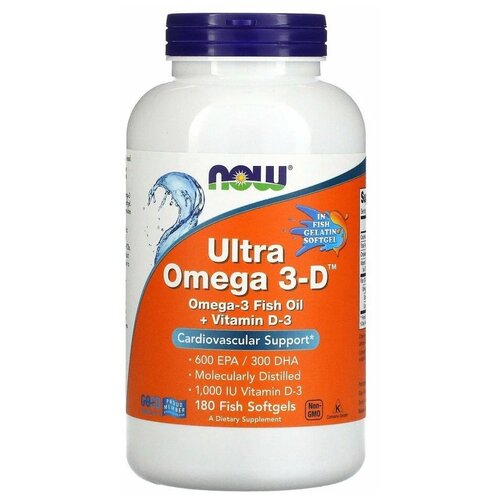 ���� ������� NOW Ultra Omega 3-D, 250 �, 180 ��. ������ ������