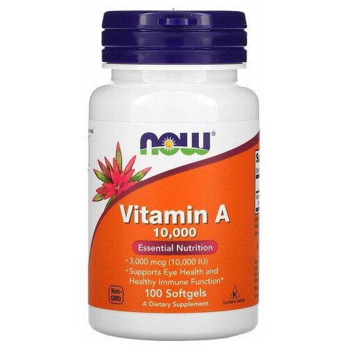  NOW Foods Vitamin A 10 000 IU 100    -     , -, 