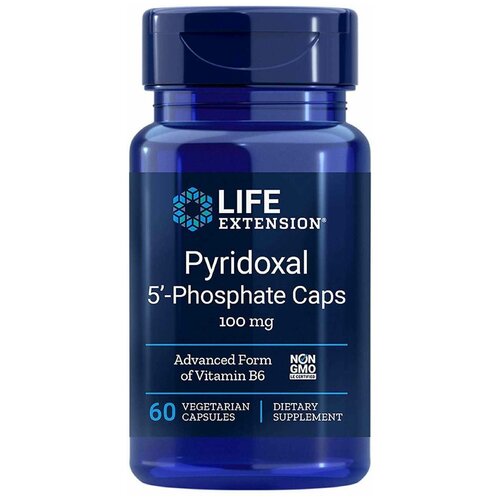 ���� Life Extension, Pyridoxal 5'-Phosphate Caps, 100 mg, 60 Vegetarian Capsules ������ ������