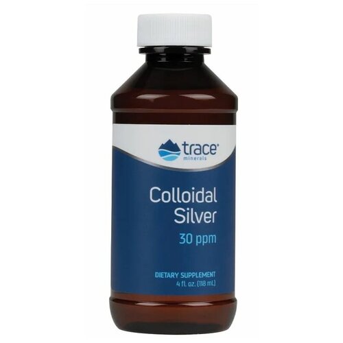 ���� Trace Minerals Colloidal Silver 30 PPM (���������� ������� 30 ������ �� �������) 118 �� ������ ������