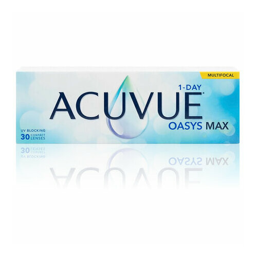    ACUVUE Oasys Max 1-day Multifocal, 30 ., R 8,4, D +0,75, ADD: , 1 .  