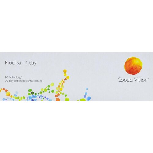 ���� ���������� ����� CooperVision Proclear 1 Day, 30 ��., R 8,7, D -1,25, ����������, 1 ��. ������ ������
