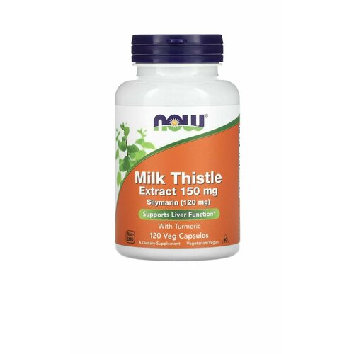 ���� �������� ���������� ��������� NOW Milk Thistle Extract 150 mg Silymarin (120 mg) 120 ������ ������ ������