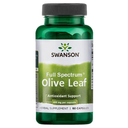 ���� Swanson Olive Leaf 400 mg Full Spectrum (������ ����� 400 ��) 60 ������ (Swanson) ������ ������