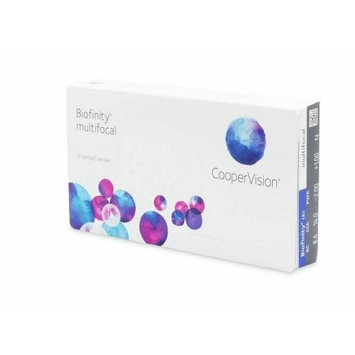 ���� ���������� ����� CooperVision Biofinity Multifocal, 3 ��., R 8,6, D -6,5, ADD: +2.00 N, ����������, 1 ��. ������ ������