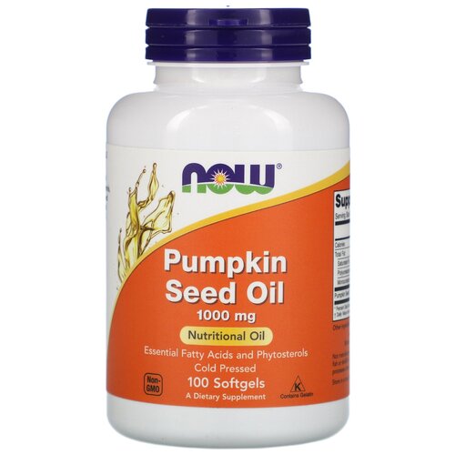   NOW Pumpkin Seed Oil 1000 , 210 , 1000 , 100 .   -     , -, 