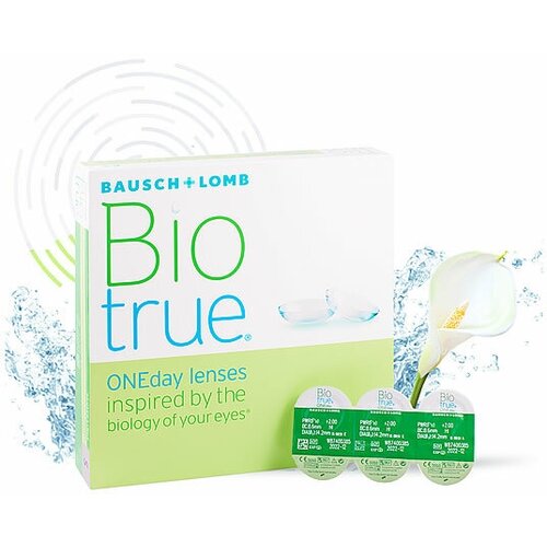    Bausch & Lomb Biotrue ONEday, 90 ., R 8,6, D -5,75, 1 .  