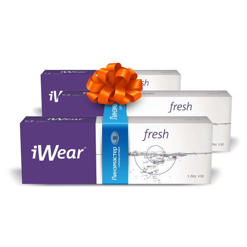 ���� ���������� ����� iWear Fresh, 30 ��., R 8,7, D -1 ������ ������