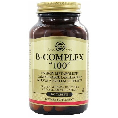 ���� Solgar B-Complex 100 (�������� ��������� ������ B) 100 �������� ������ ������