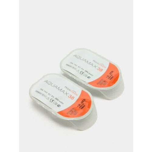 ���� ���������� ����� Pegavision Aquamax 38, 2 ��., R 8,6, D -3,5, ����������, 1 ��. ������ ������