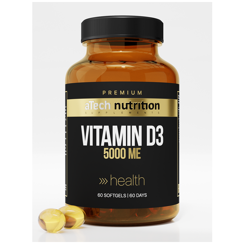 ���� Premium Vitamin D3, 5000 ��, 0.7 �, 60 ��. ������ ������