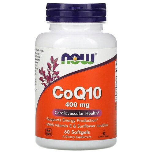   NOW CoQ10 400       , 190 , 400 , 60 .   -     , -, 