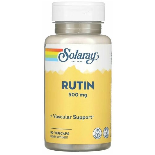 ���� Solaray, Rutin, �����, 500 ��, 90 �������������� ������ ������ ������